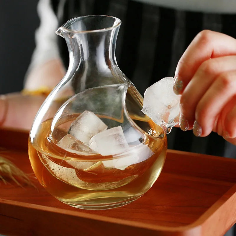 Kreatives Intervall Eis Weinglas Dekanter Weinspender Kristall Weinflasche Sake Krug Küchenutensilien Zubehör - G﻿YLDNE GRÆNSE Gourmet Online Shop 