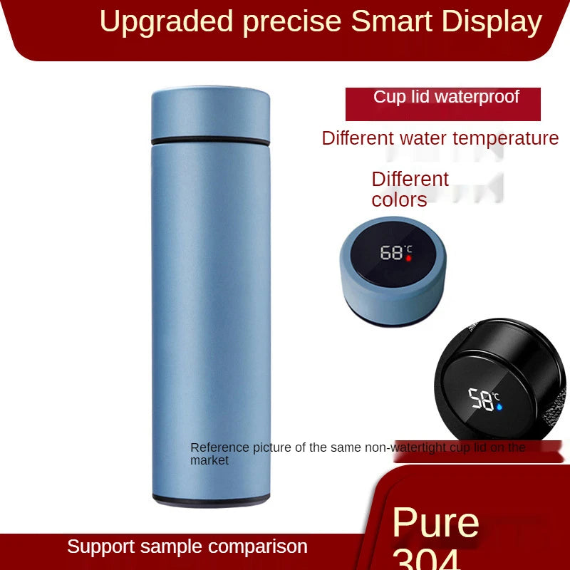 500 ml Digital Thermosbecher Intelligente Temperaturanzeige Wasserflasche Wärmekonservierung Vakuum Thermoskanne für Kaffee Tee - G﻿YLDNE GRÆNSE Gourmet Online Shop 