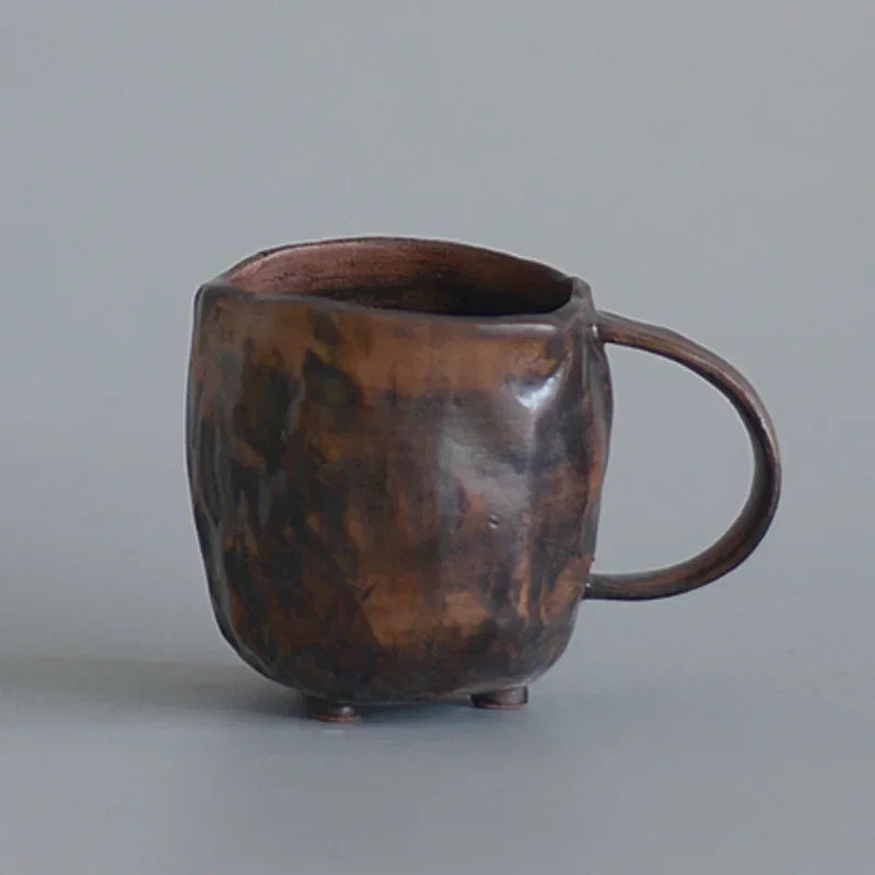 Japanischer Stil Raue Keramik Handgemachte Tasse Imitation Alte Kaffeetasse Keramik Retro Trinktasse Individuelle Trinktee Tasse Milch - G﻿YLDNE GRÆNSE Gourmet Online Shop 