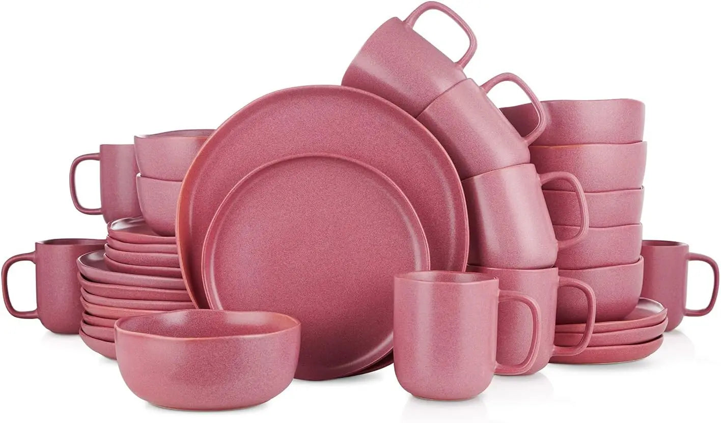 Tom Stoneware Reactive Glaze Geschirr-Set, Schwarz-Weiß - G﻿YLDNE GRÆNSE Gourmet Online Shop 