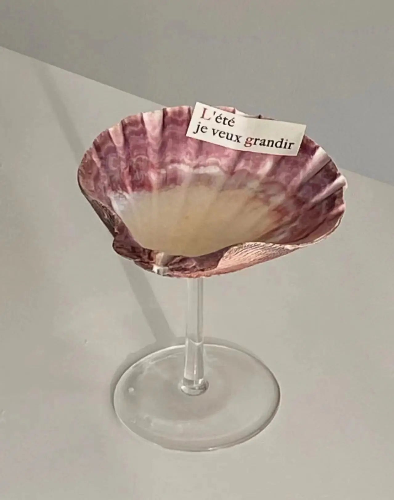 Natürliche Muschel Weinglas handgemachte Hochzeit Cocktailgläser Martini Gläser Weihnachtsgeschenk Dekoration Schmuck Teller Ornamente - G﻿YLDNE GRÆNSE Gourmet Online Shop 