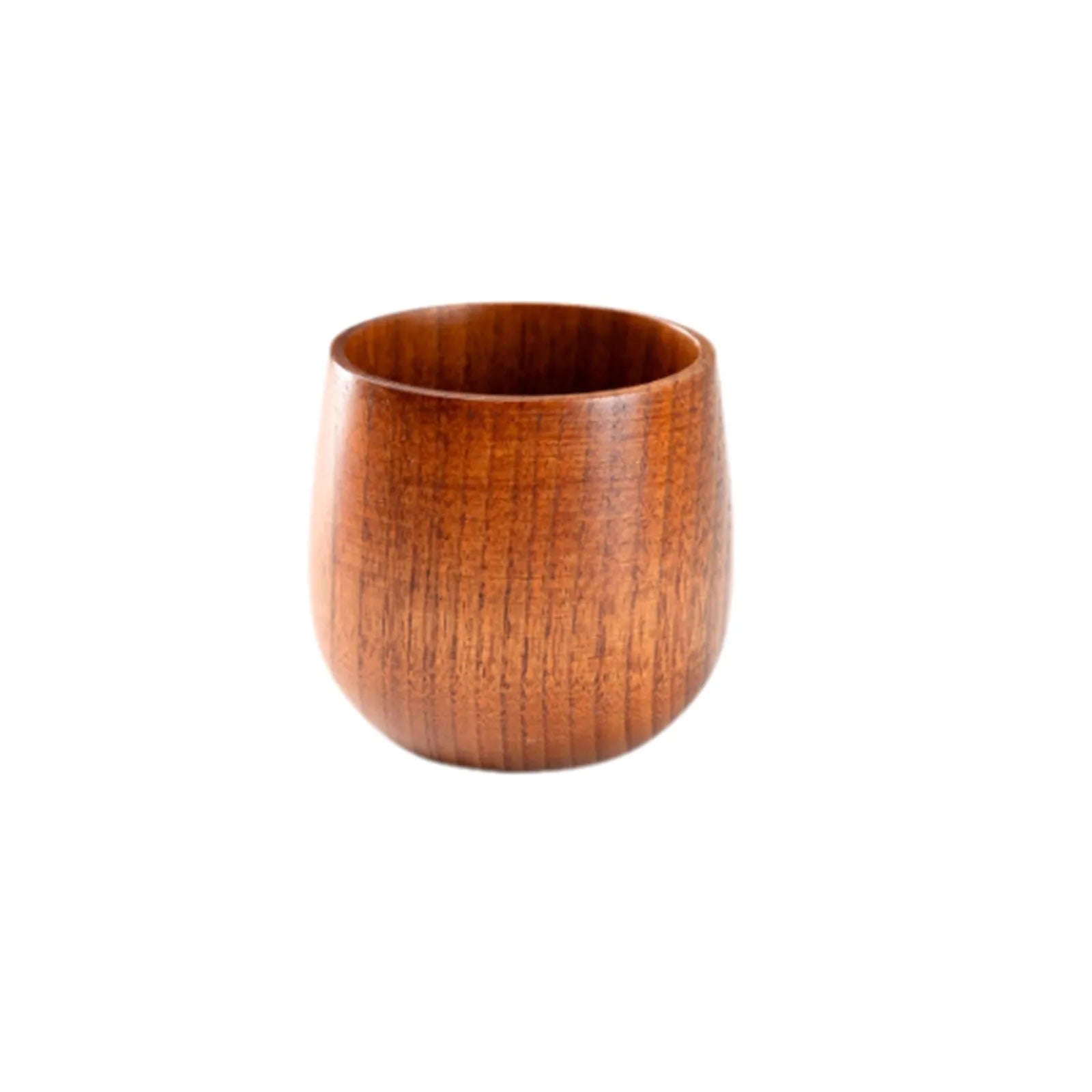 Hölzerne große Bauchtassen handgemachte Holztassen mit Griff Bier Teebecher Kaffee Milch Wassertasse Küche Bar Trinkgeschirr Geschenke - G﻿YLDNE GRÆNSE Gourmet Online Shop 