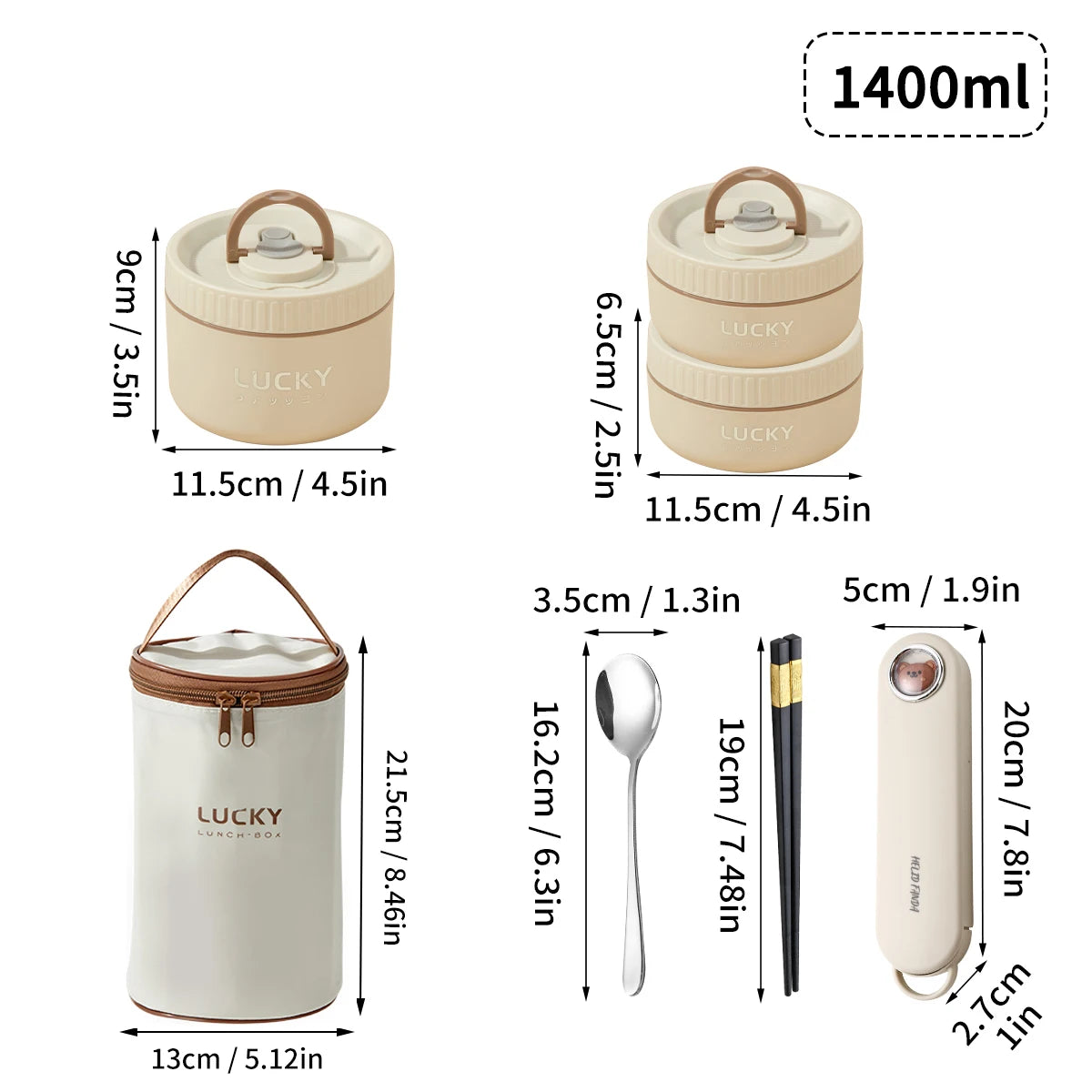 WORTHBUY Tragbare versiegelte thermische Lunchbox für Kinder Stapelbare Mikrowelle 304 Edelstahl Bento Box Isolierter Lebensmittelbehälter - G﻿YLDNE GRÆNSE Gourmet Online Shop 
