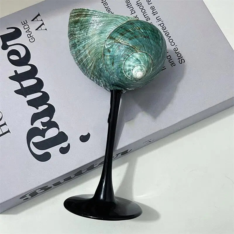 Handgemachte natürliche Muschel Weinglas moderne kreative Nische Weihnachtsgeschenk Geschenk Dekoration Ornamente Haushalt Muschel Kerzenständer - G﻿YLDNE GRÆNSE Gourmet Online Shop 