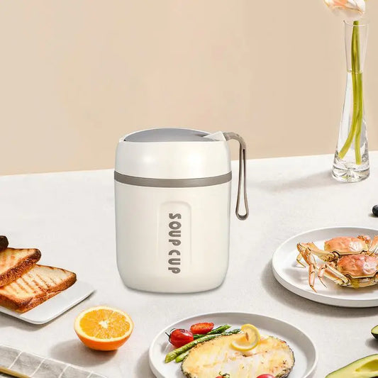 Thermobehälter für heiße Speisen Isolierter Lebensmittelbehälter aus Edelstahl Wiederverwendbarer Lunchbox-Behälter Großer isolierter Snack - G﻿YLDNE GRÆNSE Gourmet Online Shop 
