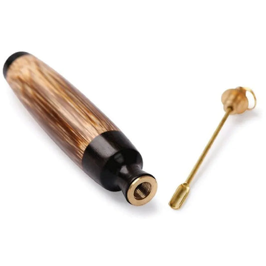Sandelholz Flasche Schnupftabak Fläschchen Handgemachte Holz geschnitzt Kunsthandwerk mit Löffelspender Kugel Rakete Schnüffler Rauchen Pfeife Werkzeuge - G﻿YLDNE GRÆNSE Gourmet Online Shop 