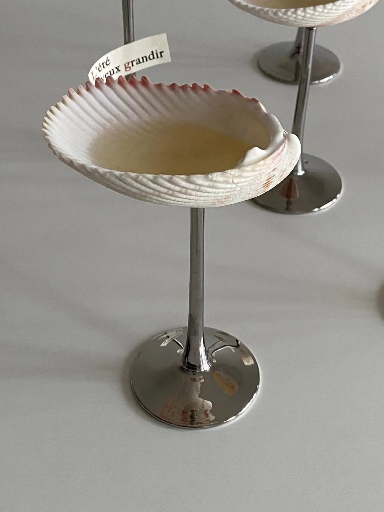 Natürliche Muschel Weinglas handgemachte Hochzeit Cocktailgläser Martini Gläser Weihnachtsgeschenk Dekoration Schmuck Teller Ornamente - G﻿YLDNE GRÆNSE Gourmet Online Shop 