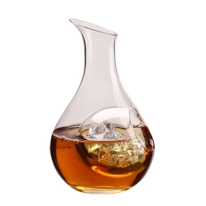 Kreatives Intervall Eis Weinglas Dekanter Weinspender Kristall Weinflasche Sake Krug Küchenutensilien Zubehör - G﻿YLDNE GRÆNSE Gourmet Online Shop 