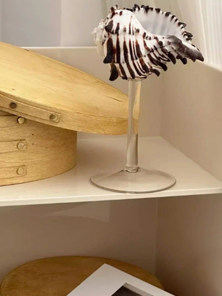 Nordisch Handgemachte Natürliche Muschel Küste Weinglas Kreative Party Trinkset Maritim Nische Champagner Gläser Bar High-End Utensilien - G﻿YLDNE GRÆNSE Gourmet Online Shop 