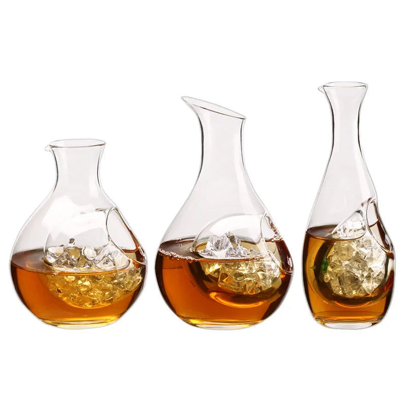 Kreatives Intervall Eis Weinglas Dekanter Weinspender Kristall Weinflasche Sake Krug Küchenutensilien Zubehör - G﻿YLDNE GRÆNSE Gourmet Online Shop 