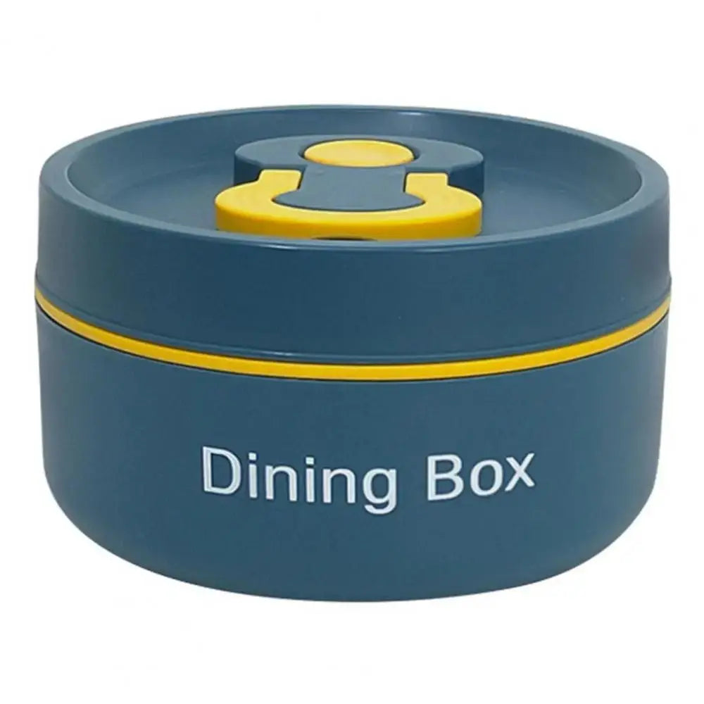 Tragbare Edelstahl-Thermo-Lunchbox 350 ml / 650 ml Runde Essbox Frischhaltefähiger isolierter Lebensmittelbehälter für Kinder - G﻿YLDNE GRÆNSE Gourmet Online Shop 