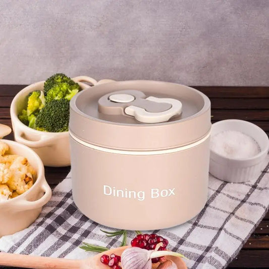 Warmer Essen-Lunch-Behälter Isoliertes Lunch-Glas mit Löffel Auslaufsicherer Snack-Behälter mit großem Fassungsvermögen Tragbares isoliertes Lebensmittelglas für - G﻿YLDNE GRÆNSE Gourmet Online Shop 