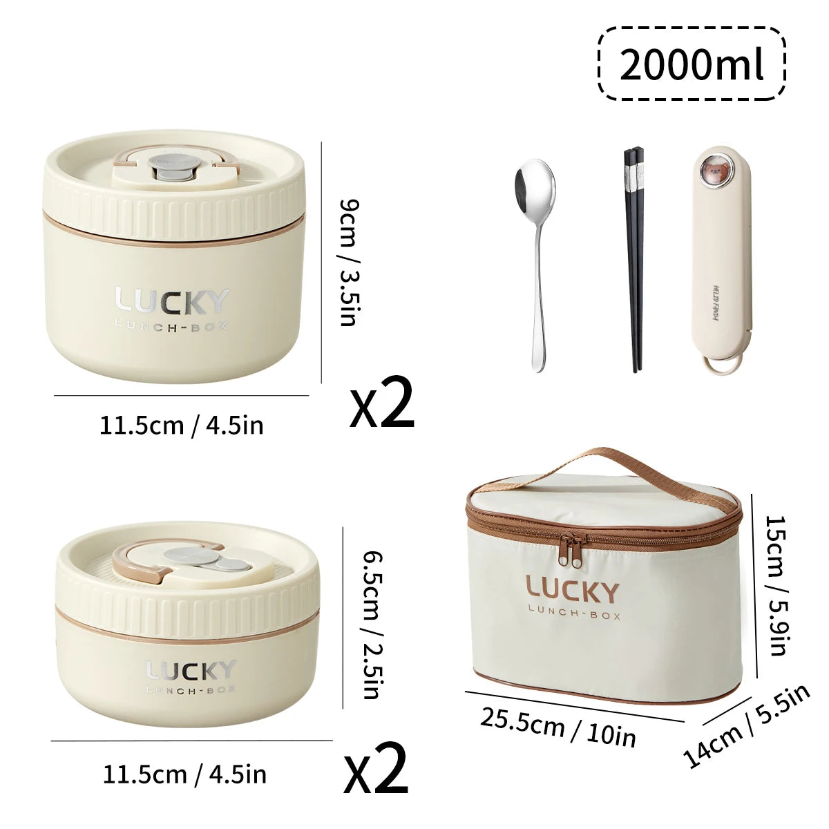 WORTHBUY Tragbare versiegelte thermische Lunchbox für Kinder Stapelbare Mikrowelle 304 Edelstahl Bento Box Isolierter Lebensmittelbehälter - G﻿YLDNE GRÆNSE Gourmet Online Shop 