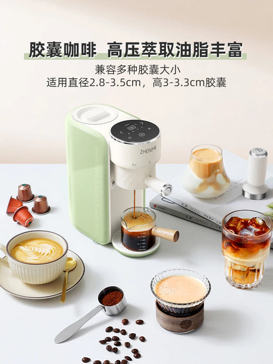 Italienische tragbare Kaffeemaschine halbautomatische Haushalts-kleine Mini-Espresso-Tee-Trinkmaschine Amerikanischer Kaffee - G﻿YLDNE GRÆNSE Gourmet Online Shop 