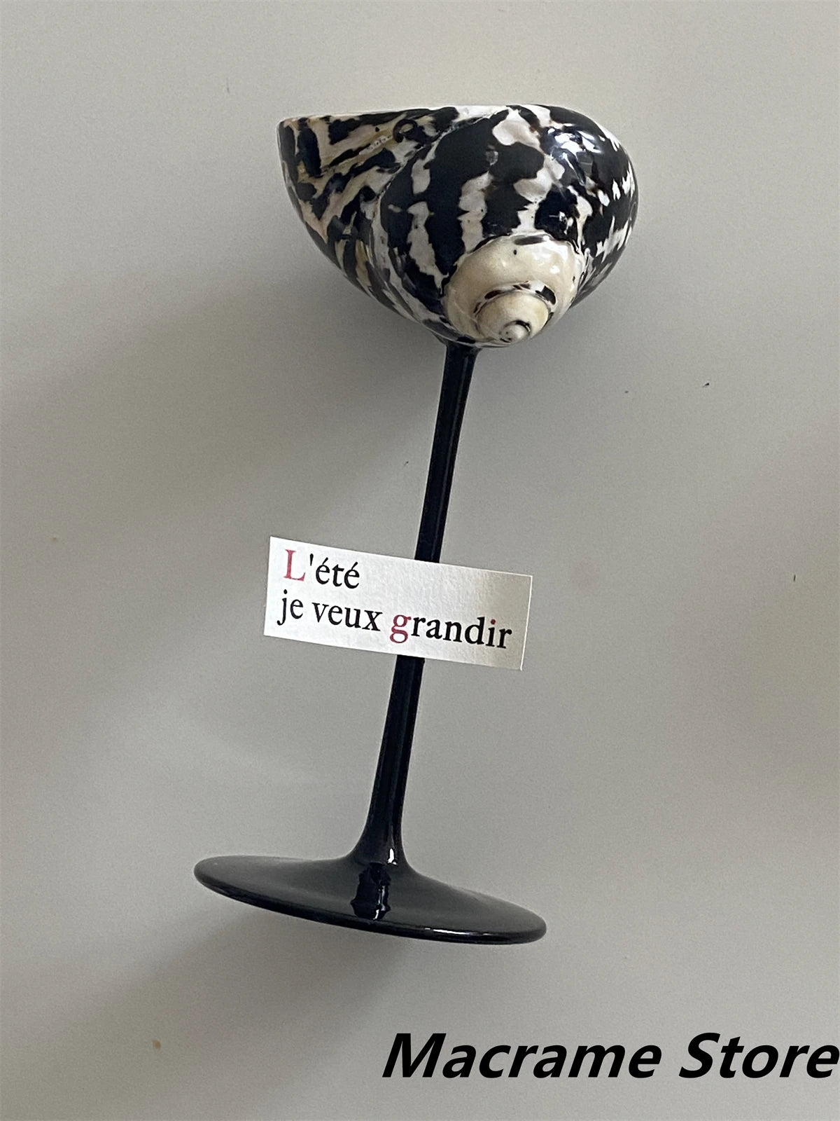Handgemachte natürliche Muschel Weinglas moderne kreative Nische Weihnachtsgeschenk Geschenk Dekoration Ornamente Haushalt Muschel Kerzenständer - G﻿YLDNE GRÆNSE Gourmet Online Shop 