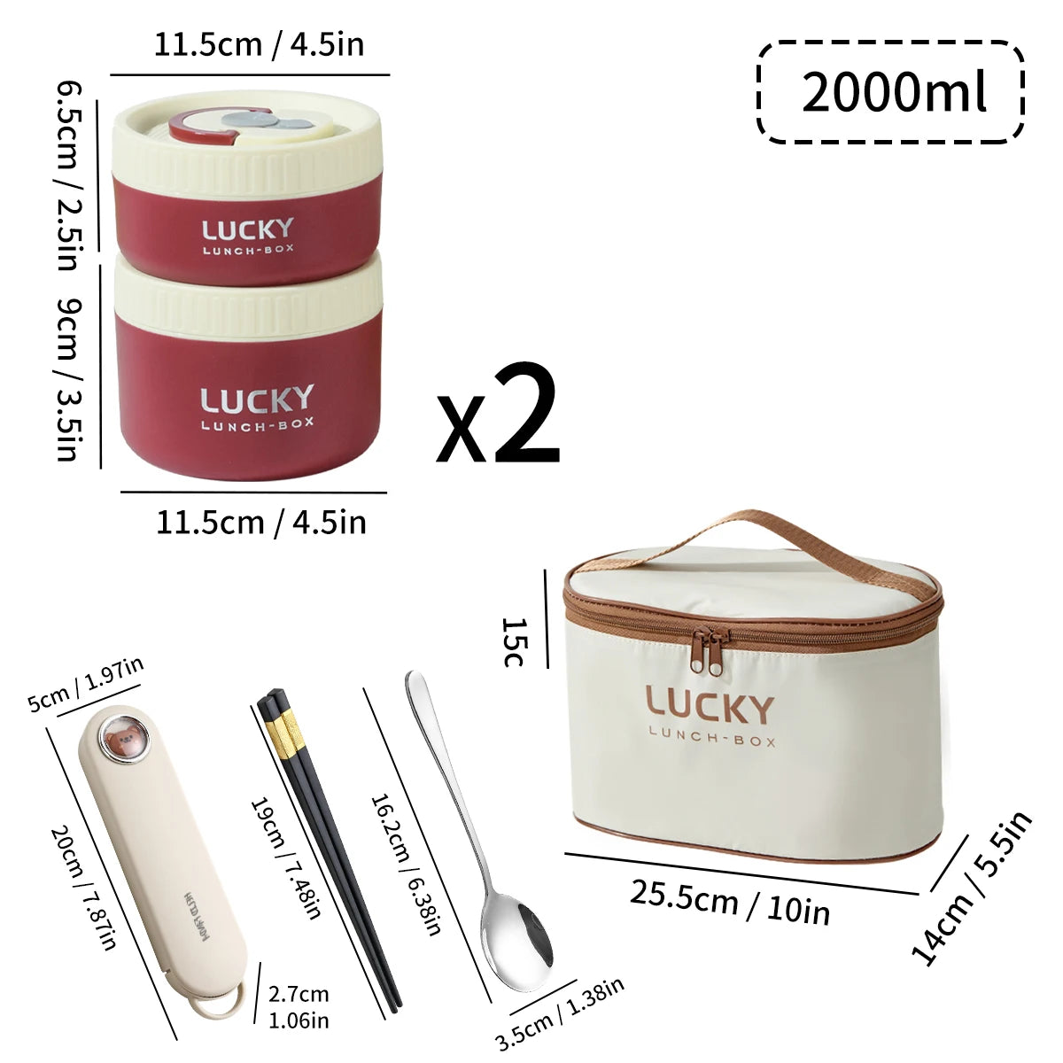 WORTHBUY Tragbare versiegelte thermische Lunchbox für Kinder Stapelbare Mikrowelle 304 Edelstahl Bento Box Isolierter Lebensmittelbehälter - G﻿YLDNE GRÆNSE Gourmet Online Shop 