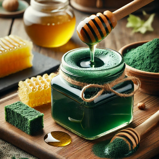 Spirulina Honig - G﻿YLDNE GRÆNSE Gourmet Online Shop 